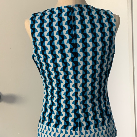 Calvin Klein Vertical Print Blouse - Picture 6 of 7